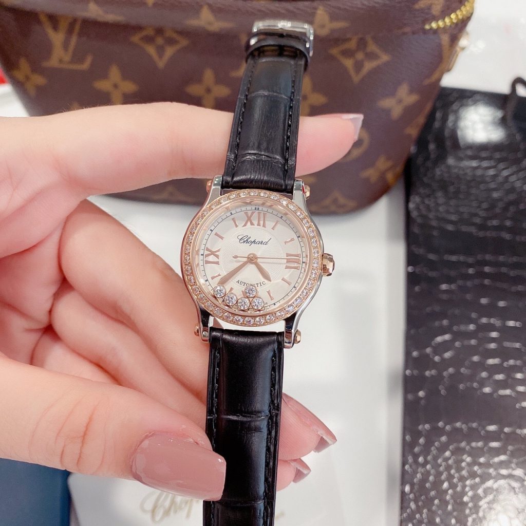 Đồng hồ Chopard nữ mặt tròn