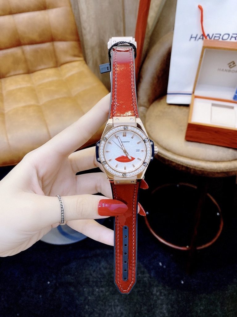 Đồng hồ Huboler nữ đính đá