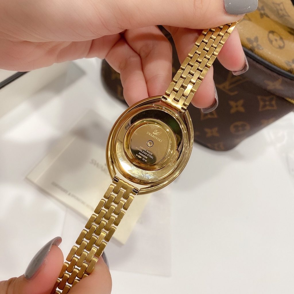 Đồng hồ Swarovski mặt đá xoay