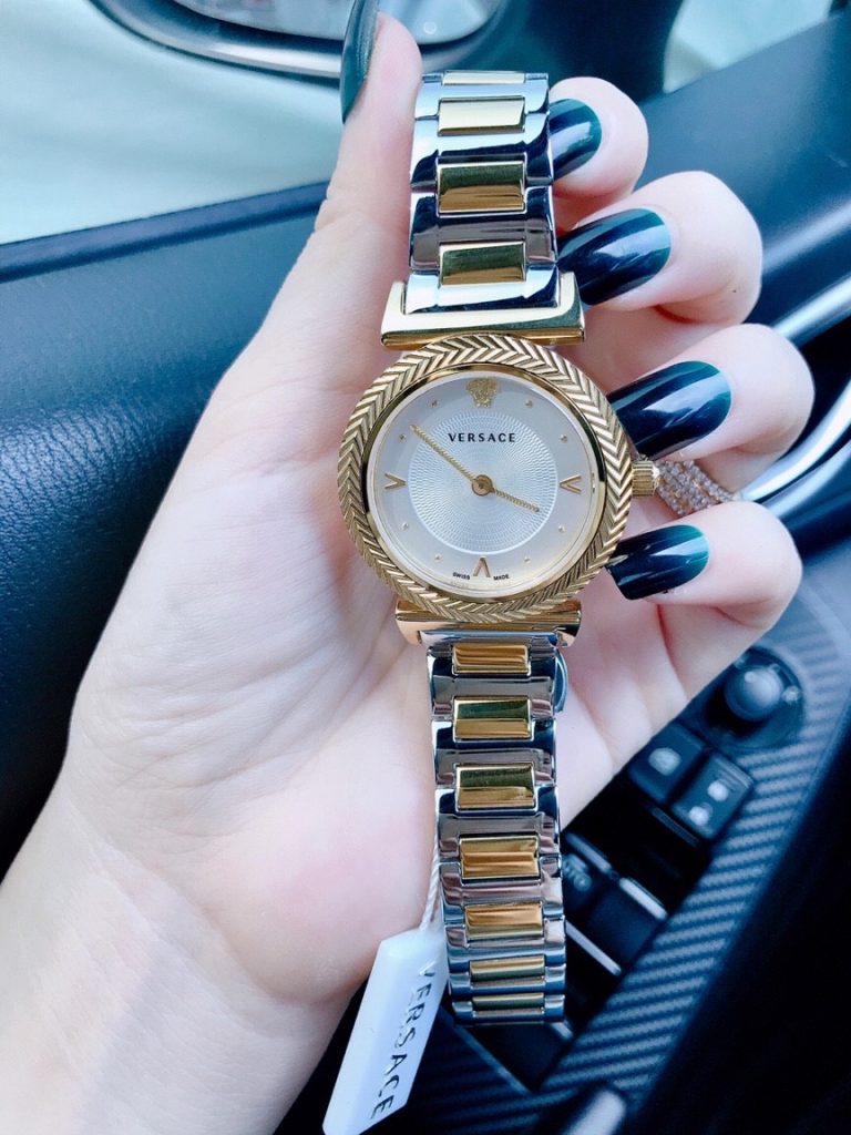 Đồng hồ Versace nữ dây kim loại