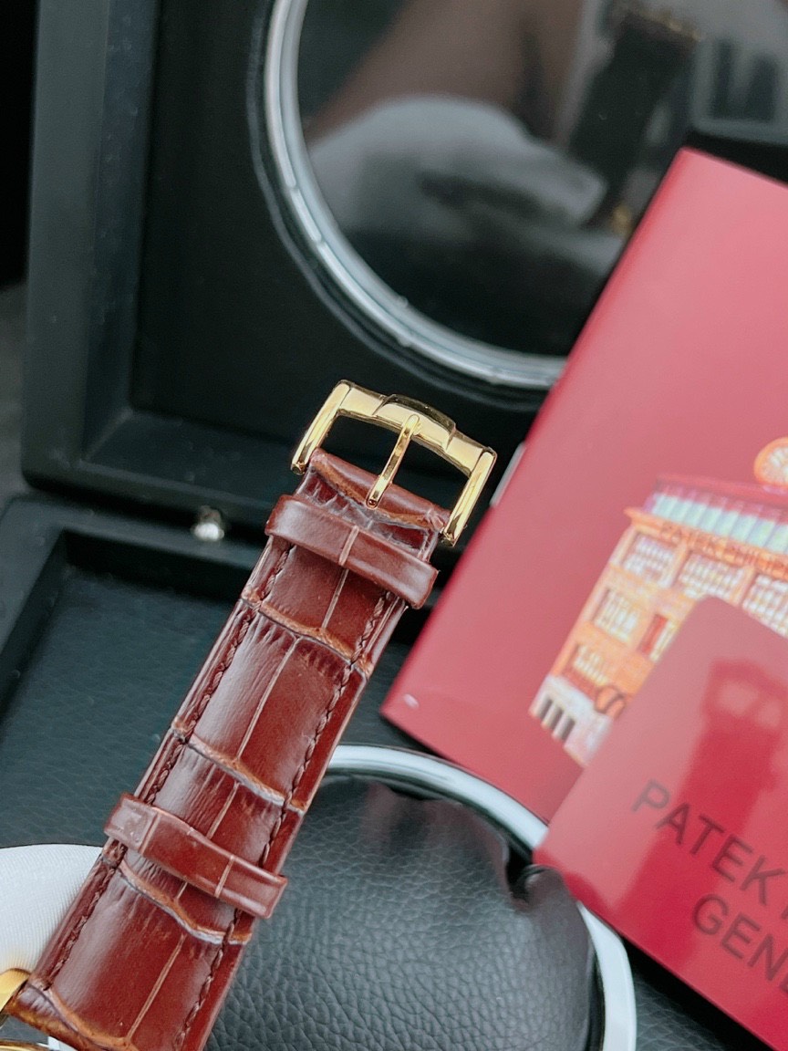 Đồng hồ Patek Philippe nam dây da màu nâu Đồng hồ Patek Philippe nam dây da màu nâu