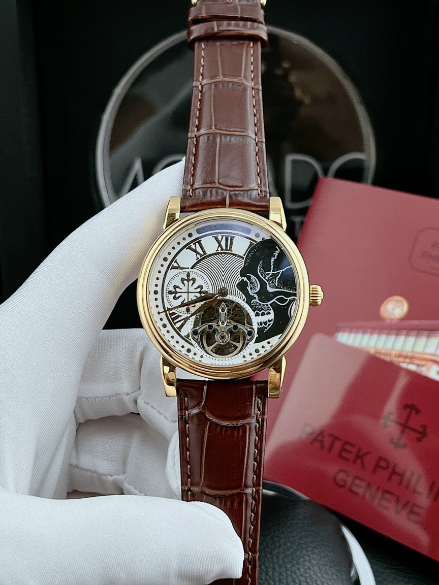 Đồng hồ Patek Philippe cơ lộ máy Đồng hồ Patek Philippe cơ lộ máy