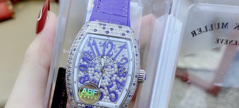 Đồng hồ Franck Muller nữ màu tím