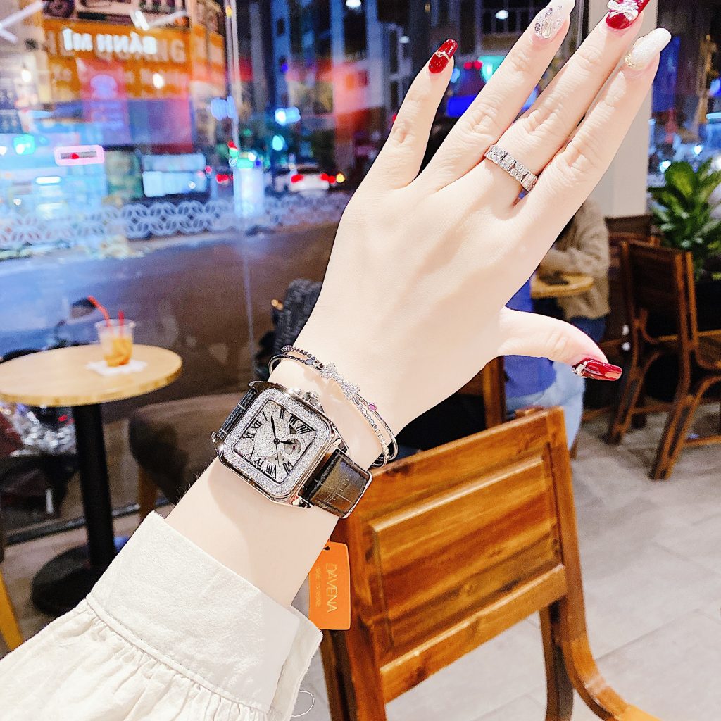 Đồng hồ Davena nữ chính hãng máy cơ tự động Davena D31638 33mm