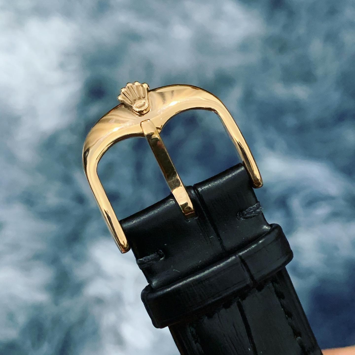 Đồng hồ Rolex nam dây da máy cơ automatic Rolex Sun and Moon super fake 41mm - DWatch - DWatch