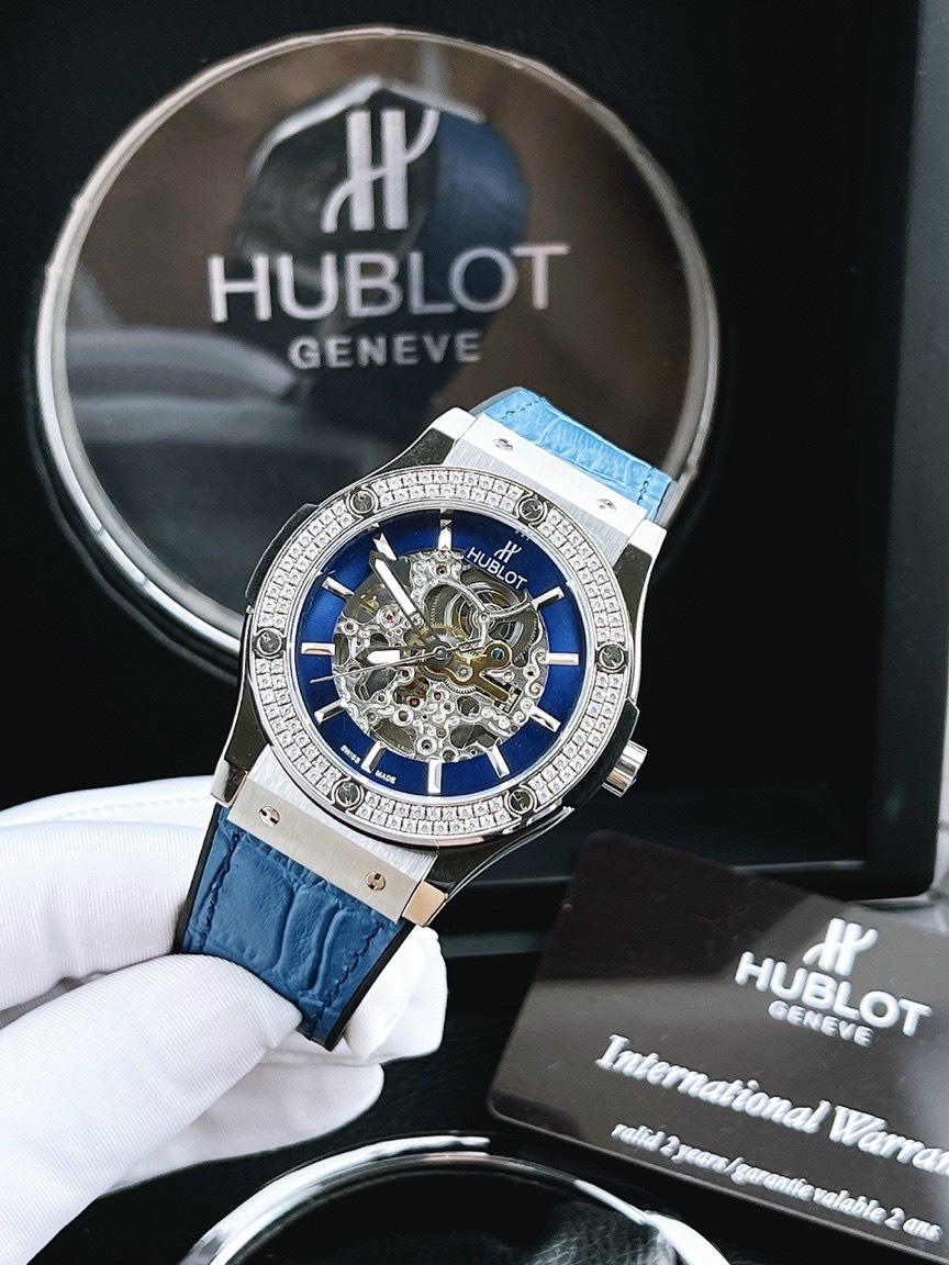 Đồng hồ Hublot nam đính đá máy cơ Đồng hồ Hublot nam đính đá máy cơ