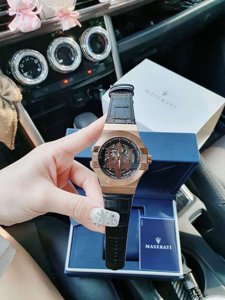 Đồng hồ Maserati nam máy cơ