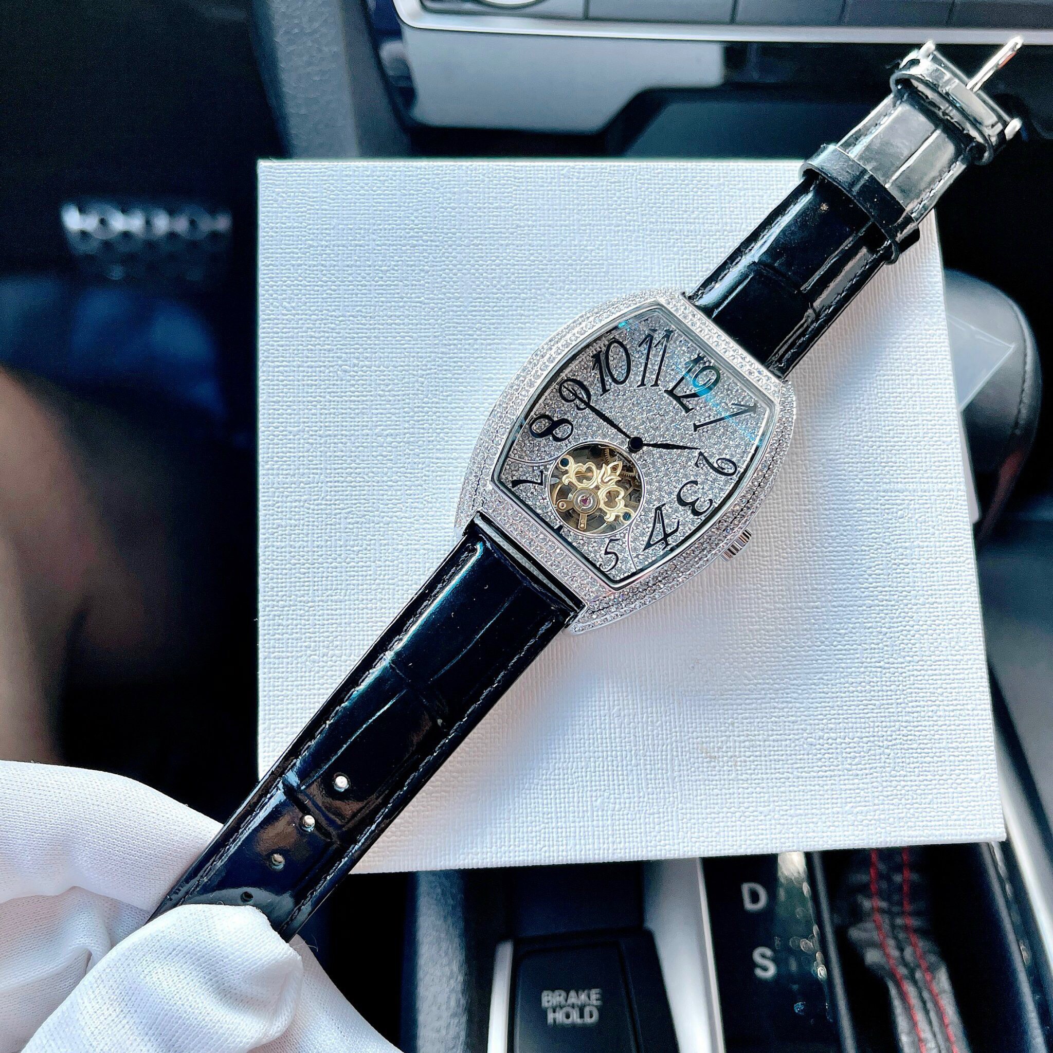 Đồng hồ Davena nam dây da Đồng hồ Davena nam dây da