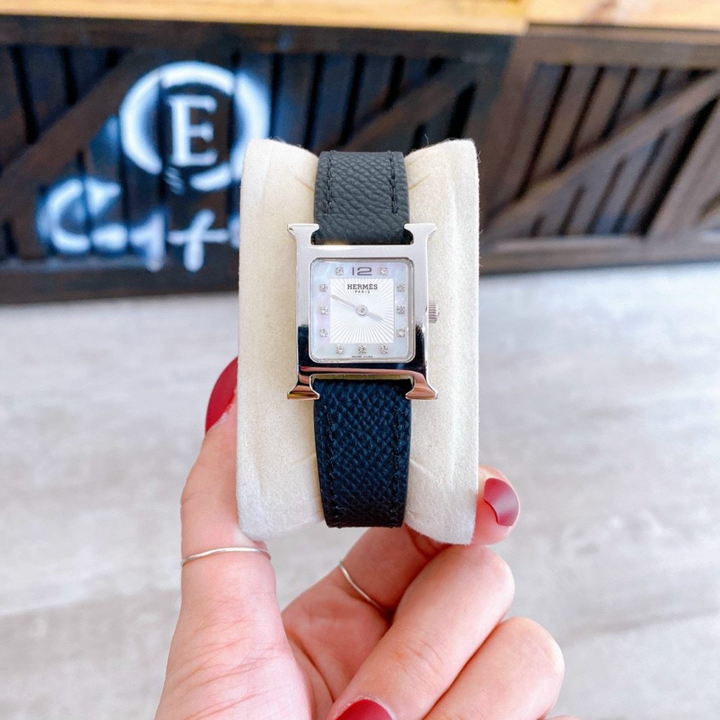 Đồng hồ Hermes nữ đính đá
