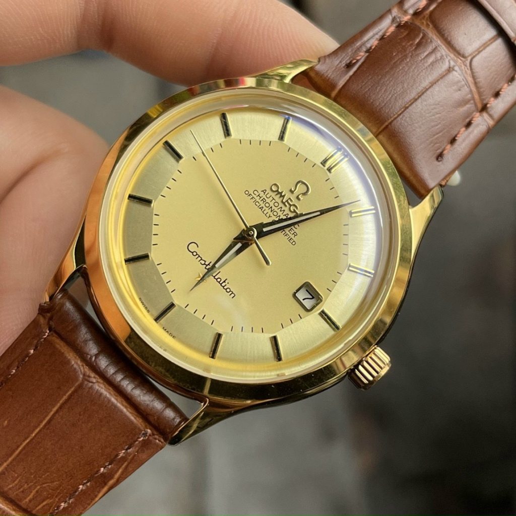 Đồng hồ Omega nam dây da
