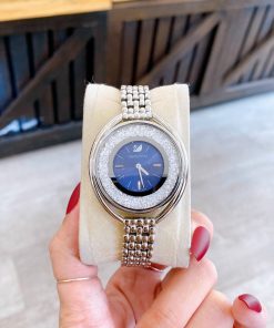 Đồng hồ swarovski nữ mặt đá xoay