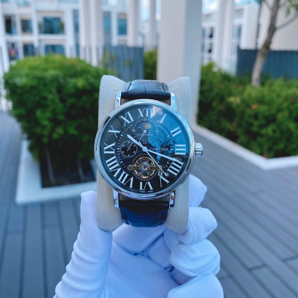 Đồng hồ Cartier nam dây da