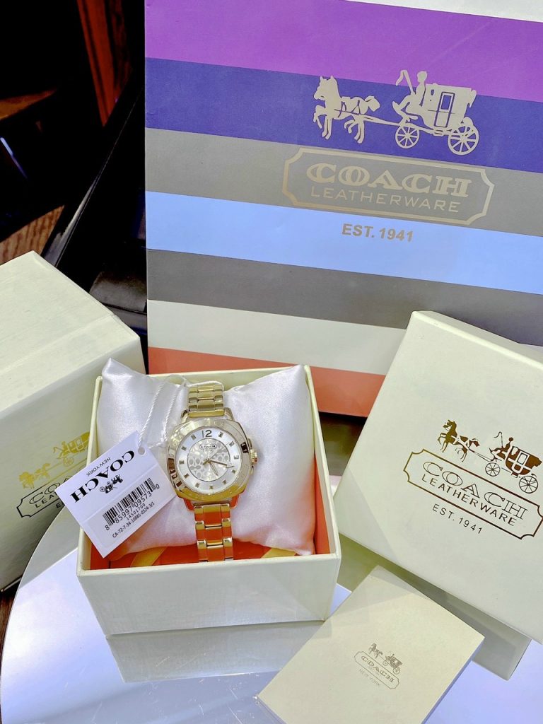 Đồng hồ Coach nữ dây kim loại