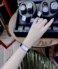 Đồng hồ Jaeger Lecoultre nữ dây da màu xanh