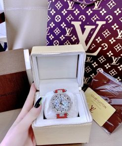 Đồng hồ Louis Vuitton nữ mặt đá xoay