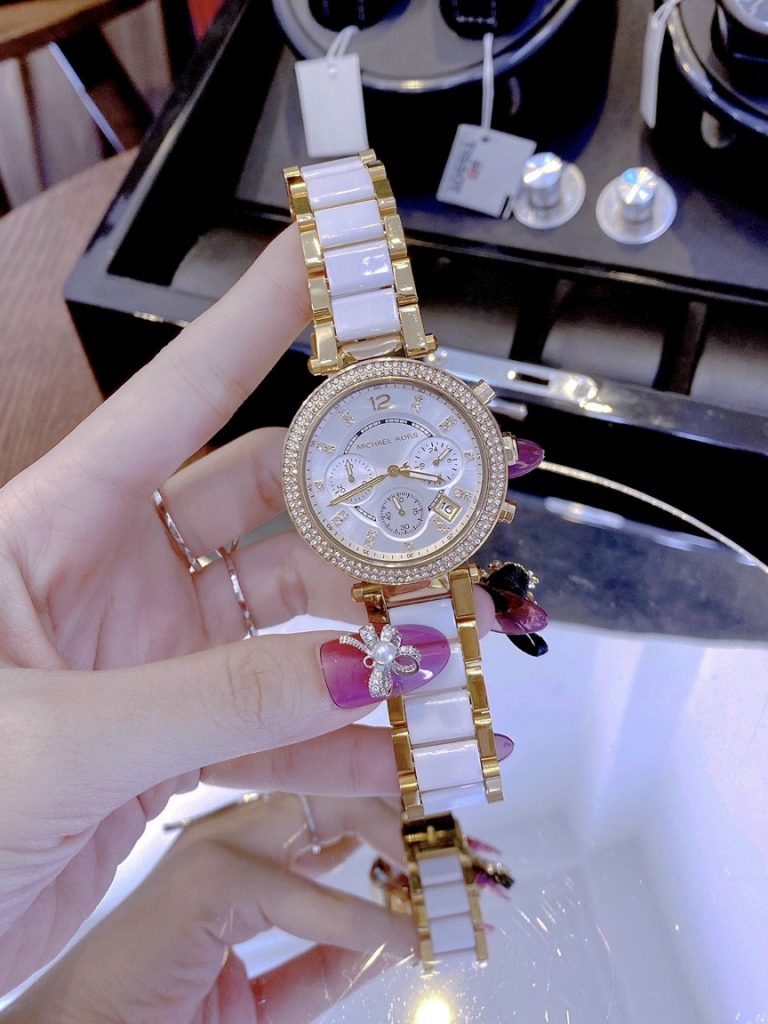 Đồng hồ Michael Kors nữ mặt tròn