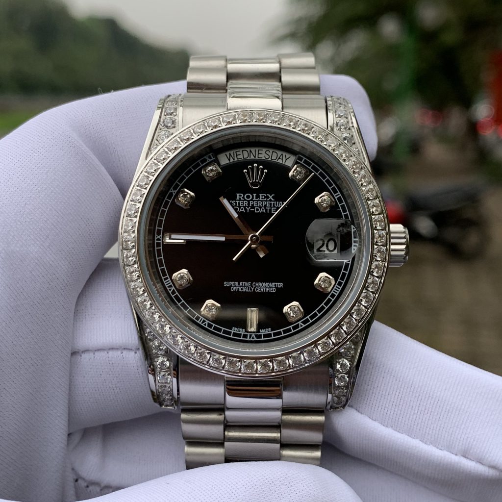 Đồng hồ Rolex nam đính đá