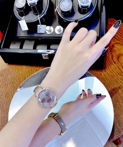 Đồng hồ Swarovski nữ dây da