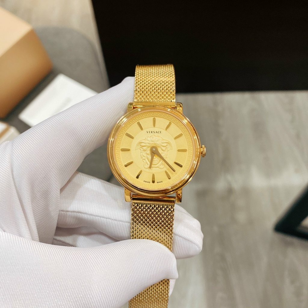 Đồng hồ Versace nữ dây kim loại