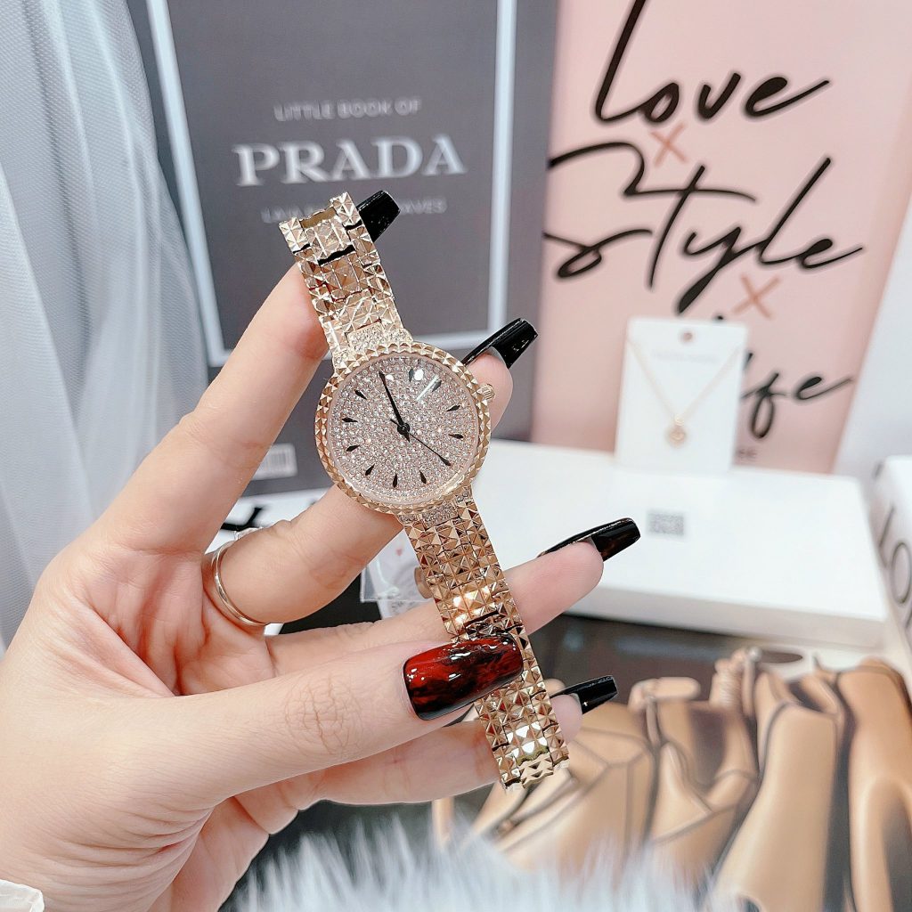 Đồng hồ nữ dây kim loại Davena 61368