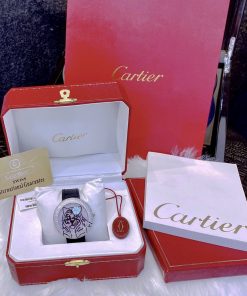 Đồng hồ Cartier nam đính đá