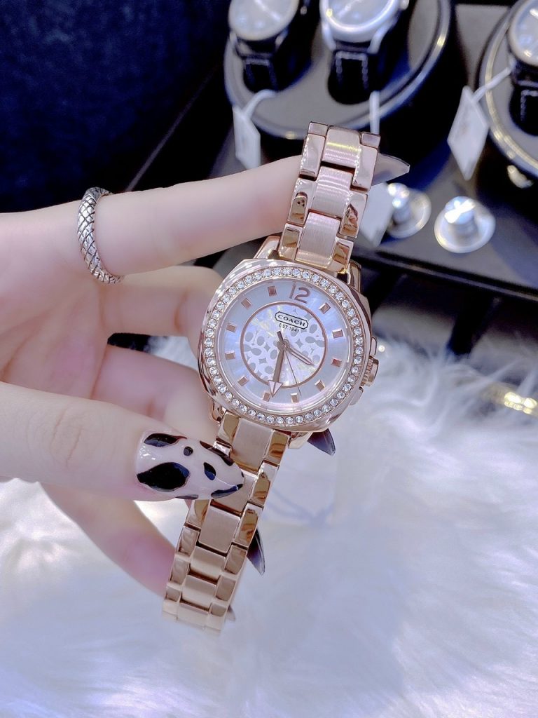 Đồng hồ Coach nữ dây kim loại