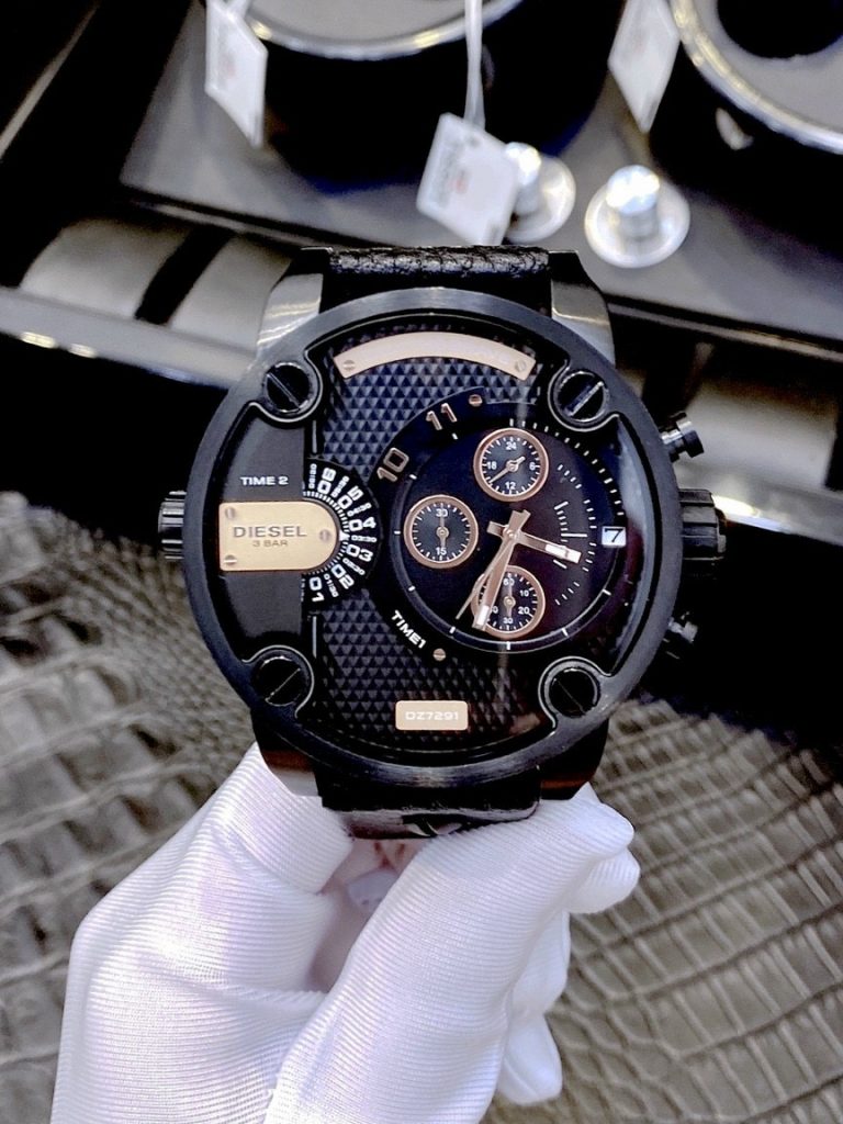 Đồng hồ Diesel nam dây da