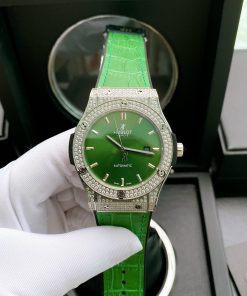 Đồng hồ Hublot cặp đính đá máy cơ