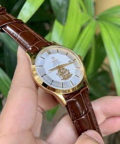 Đồng hồ Omega nam dây da