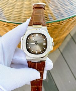 Đồng hồ Patek Philippe nam dây da màu nâu