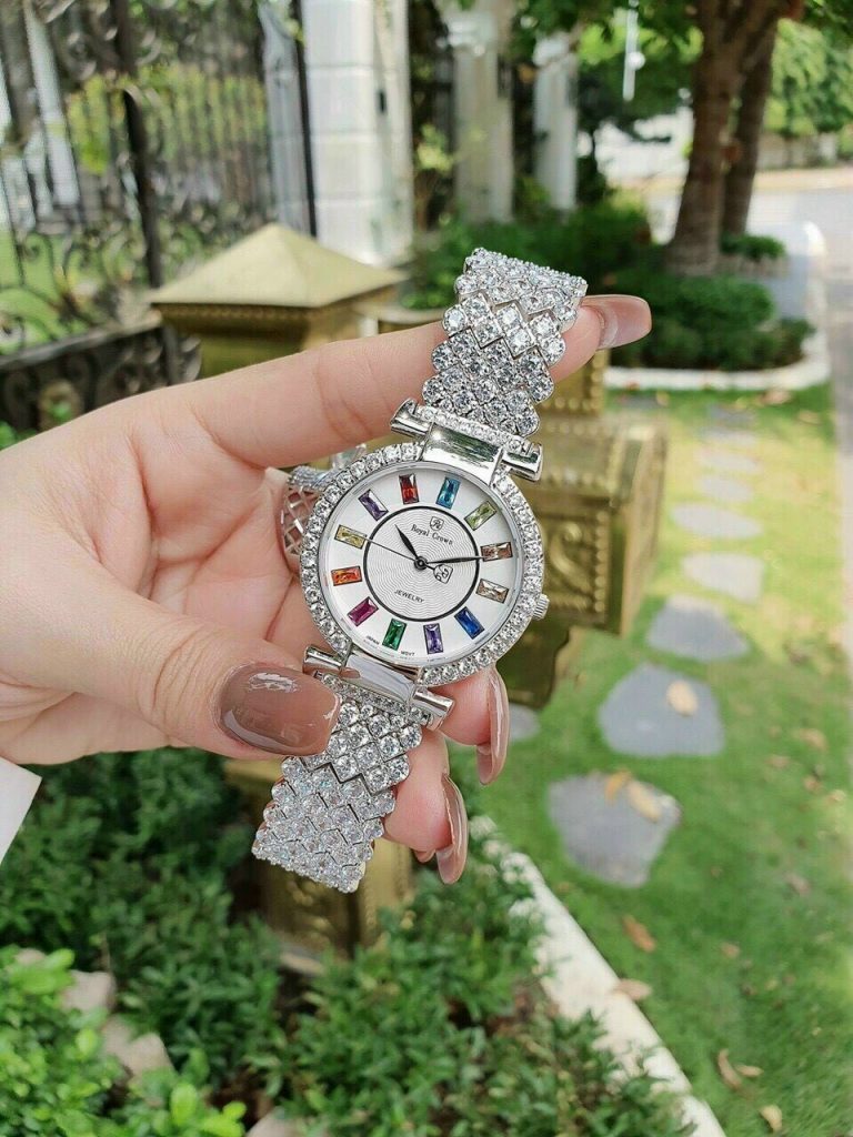 Đồng hồ Royal Crown nữ đính đá