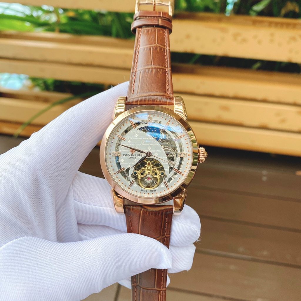 Đồng hồ nam dây da Patek Philippe