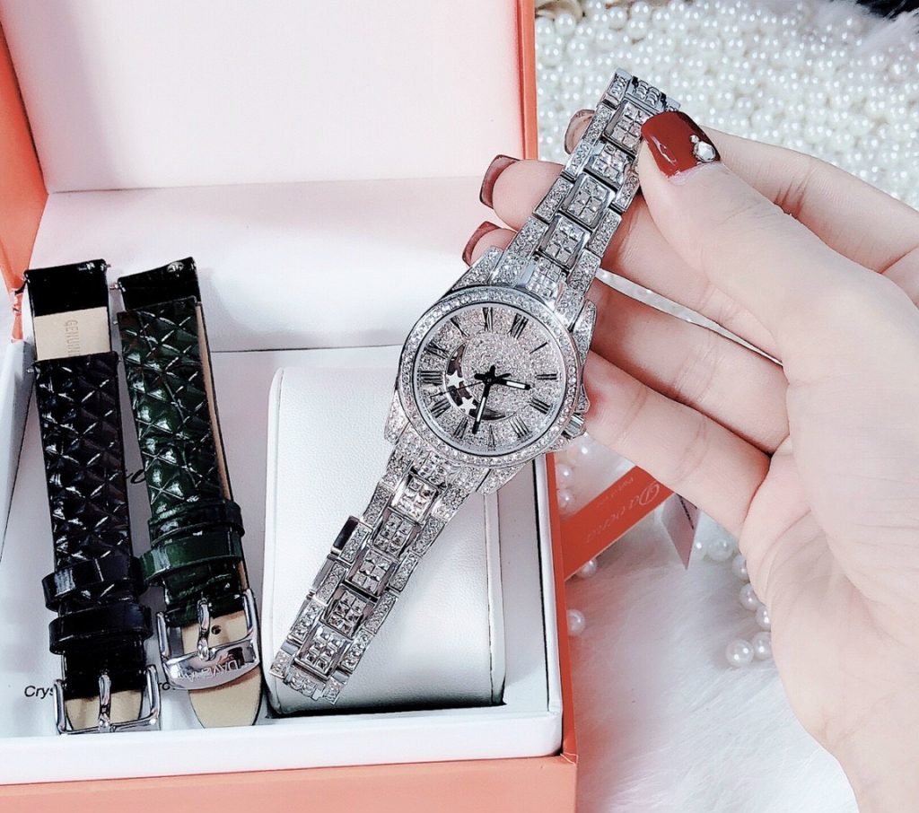 Đồng hồ nữ đính đá Davena