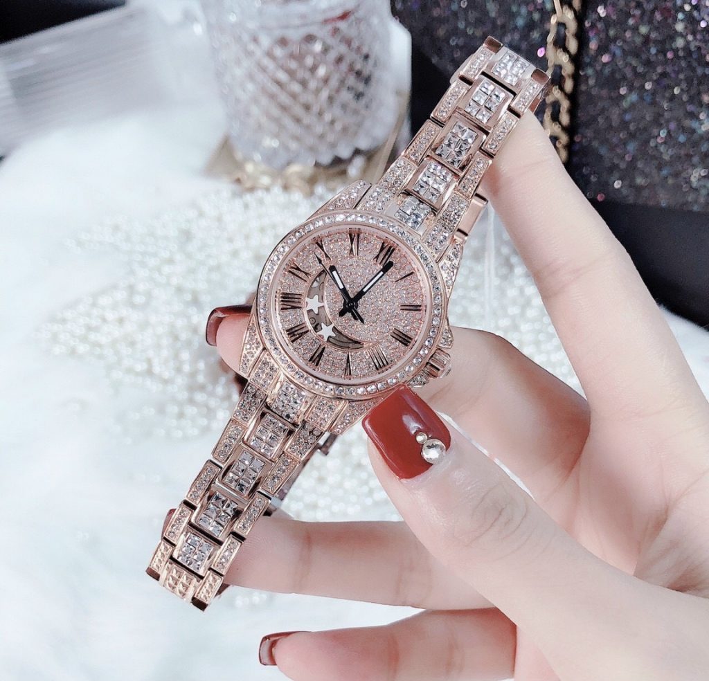 Đồng hồ nữ đính đá Davena