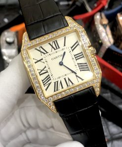 Đồng hồ Cartier dây da