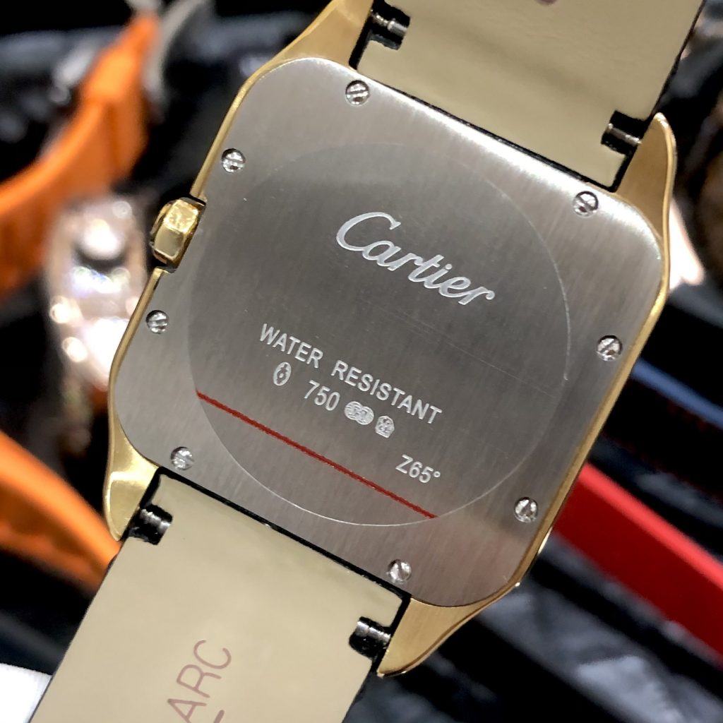 Đồng hồ Cartier nam đính đá