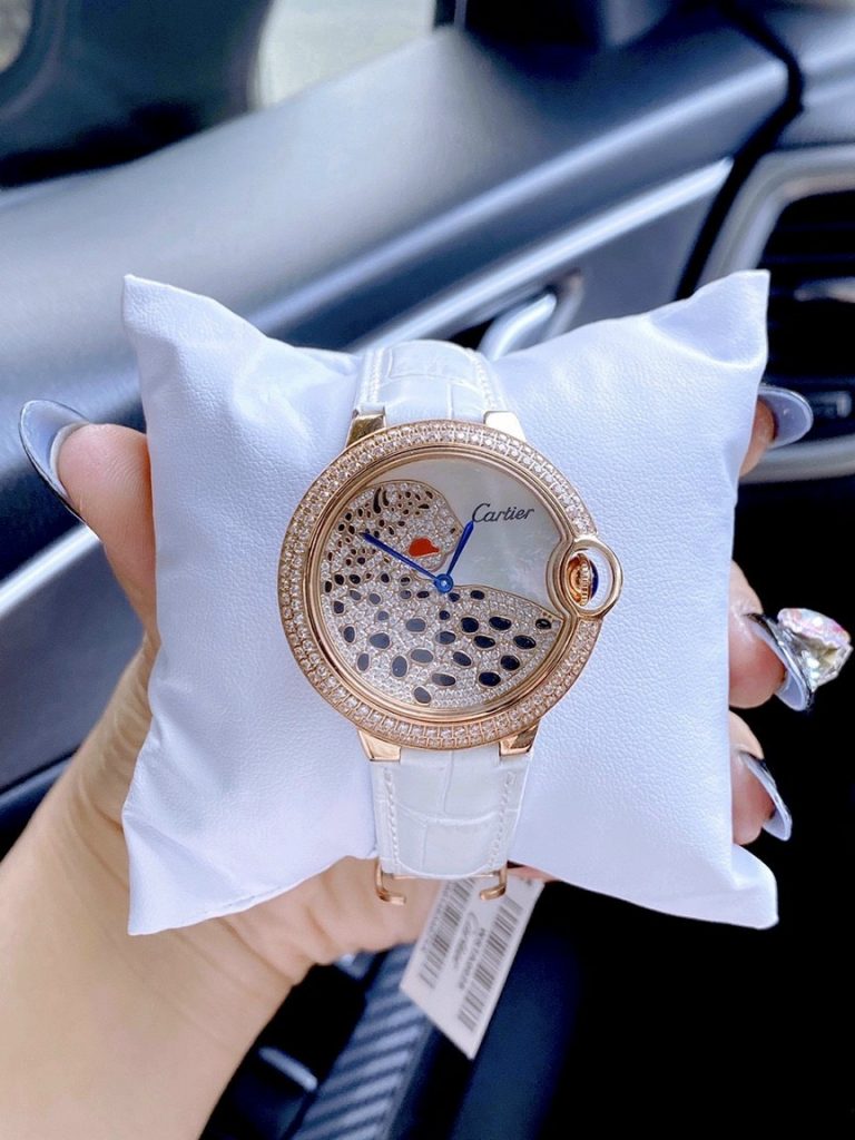 Đồng hồ Cartier nữ đính đá