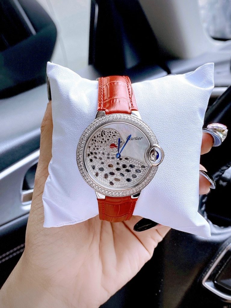 Đồng hồ Cartier nữ đính đá