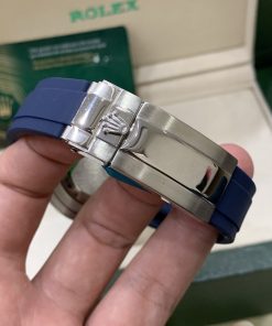 Đồng hồ Rolex dây cao su màu xanh