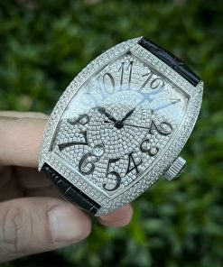 Đồng hồ Franck Muller đính kim cương nhân tạo