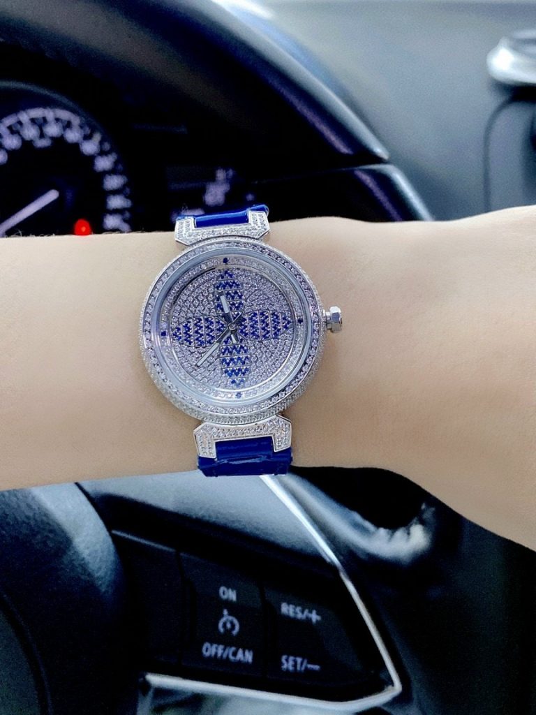 Đồng hồ Lv nữ đính đá