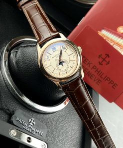 Đồng hồ Patek Philippe nam dây da màu nâu