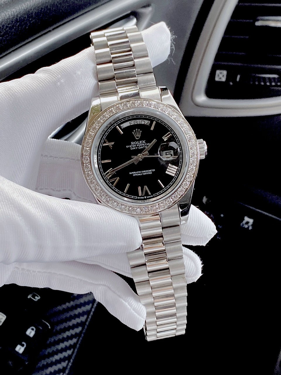 Đồng hồ Rolex nam đính đá Đồng hồ Rolex nam đính đá