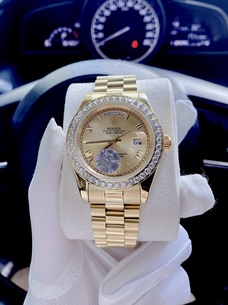 Đồng hồ Rolex nam đính đá
