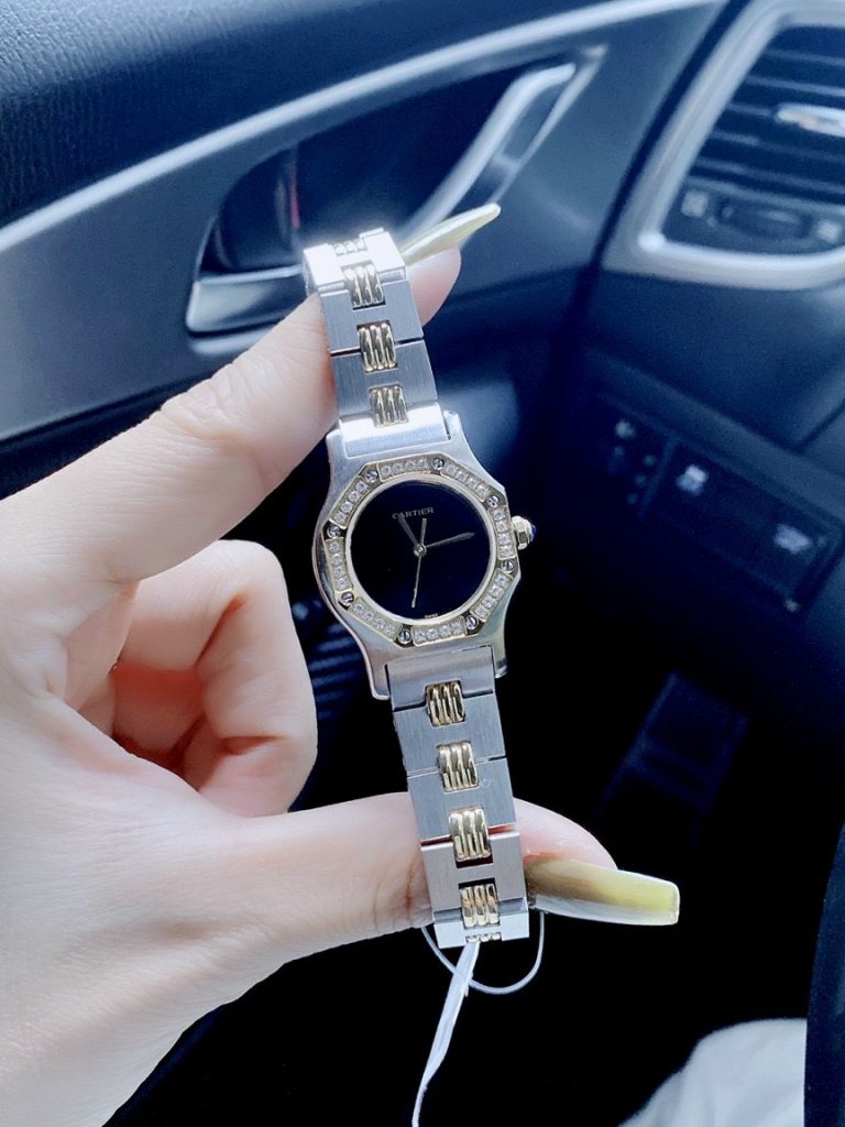 Đồng hồ nữ đính đá Cartier