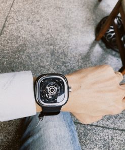 Đồng hồ Huboler nam dây da