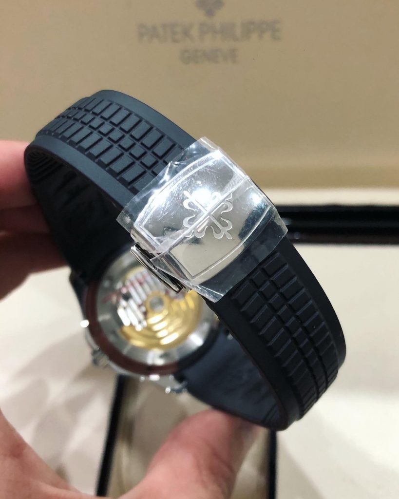 Đồng hồ Patek Philippe nam dây cao su màu đen