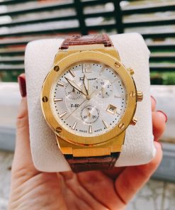 Đồng hồ Salvatore Ferragamo f80 màu nâu