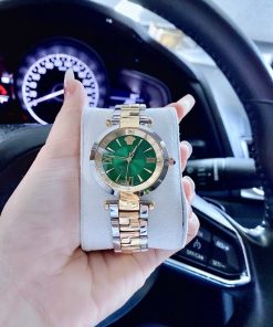 Đồng hồ Versace nữ dây kim loại mặt tròn