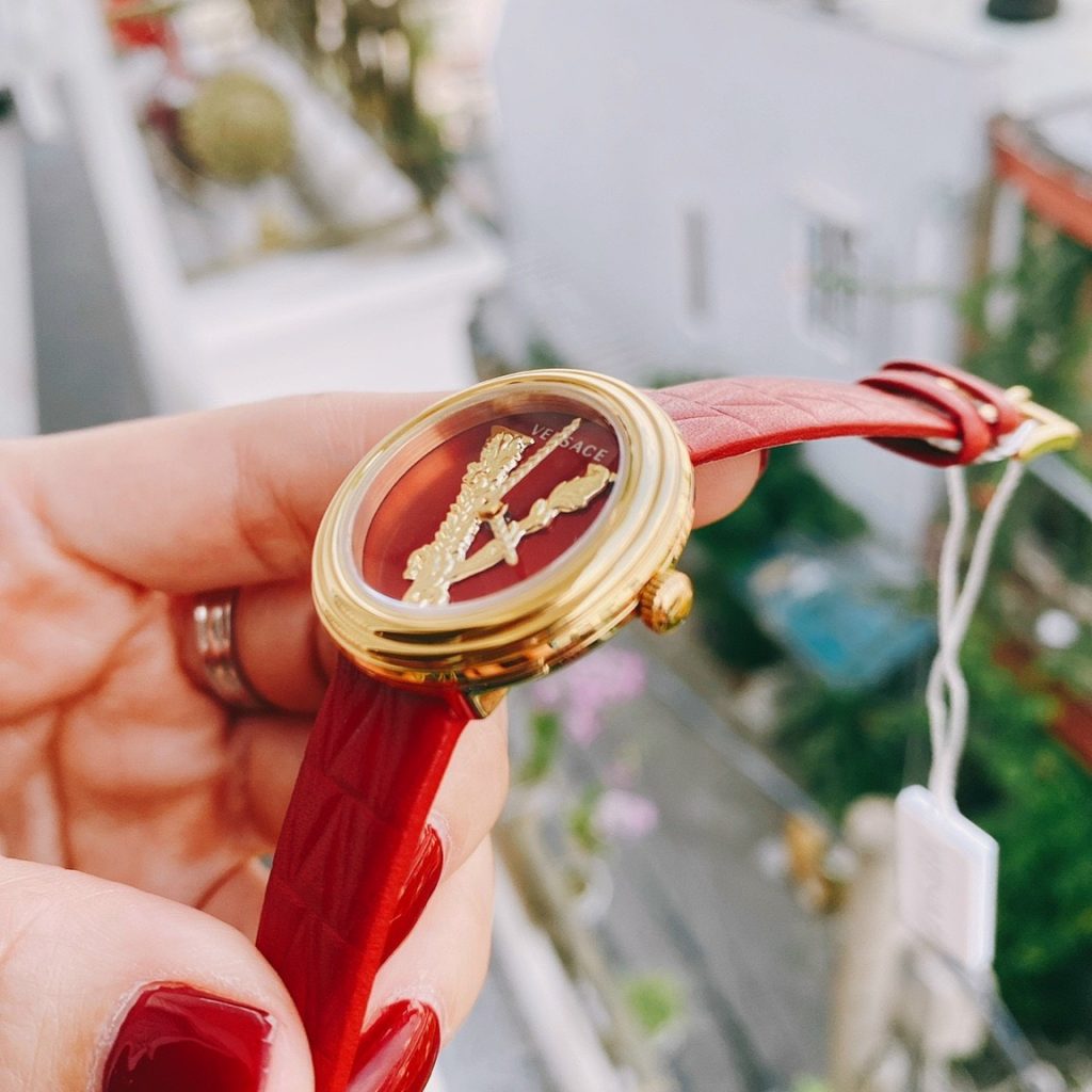 Đồng hồ Versace nữ mặt tròn